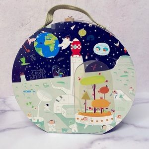 New! Never opened. French brand Janod outer space puzzle, Ages 5-8